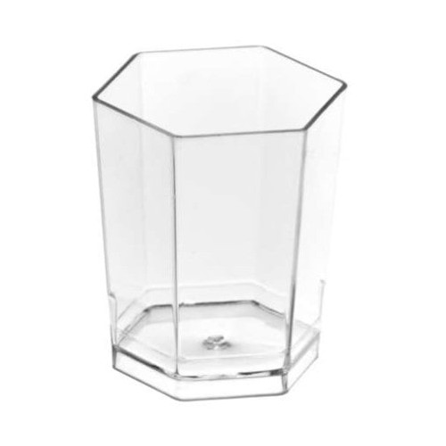 Verrine transparente hexagonale 5cl (x60)